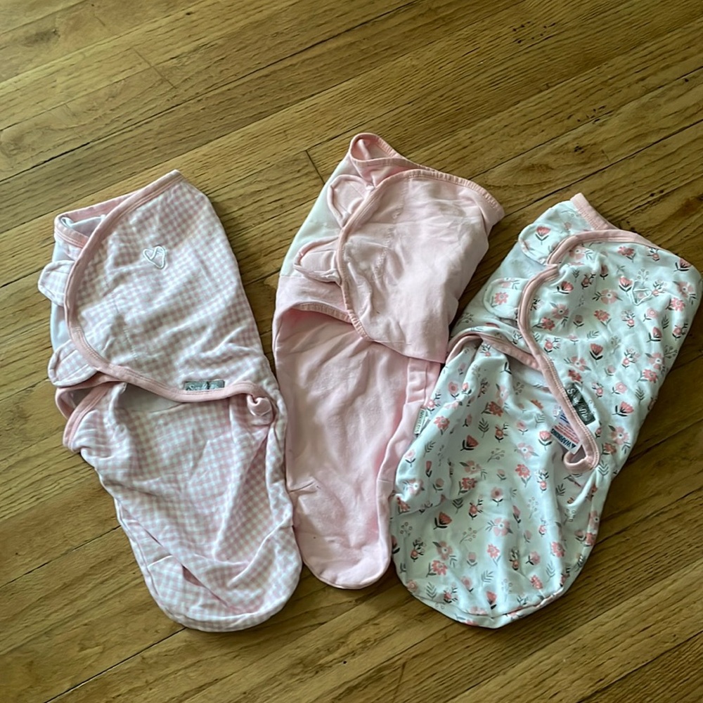 3 Velcro SwaddleMe Swaddles